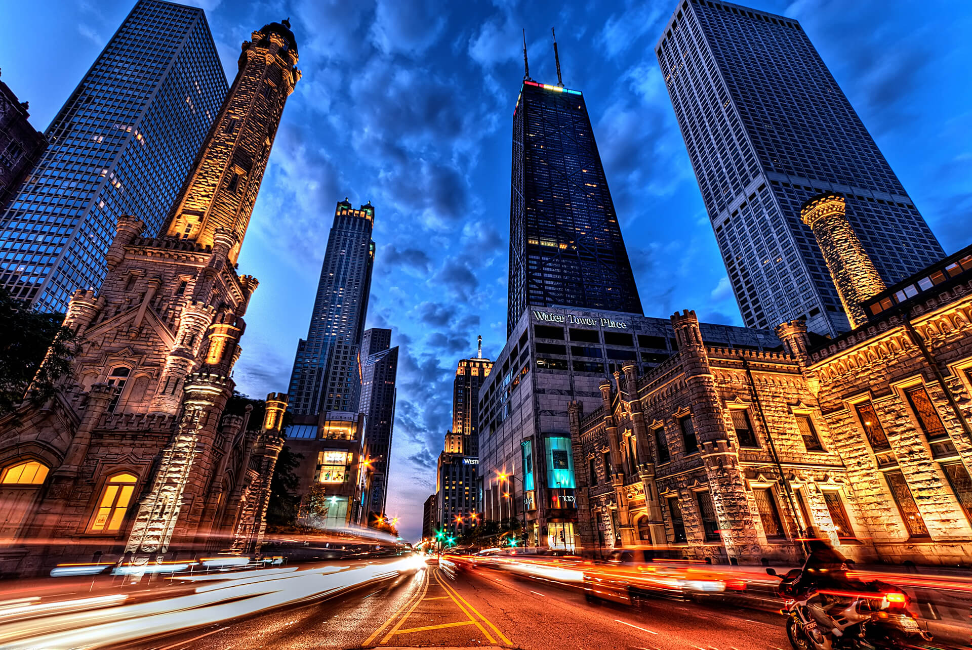 Magnificent Mile, Chicago at Night